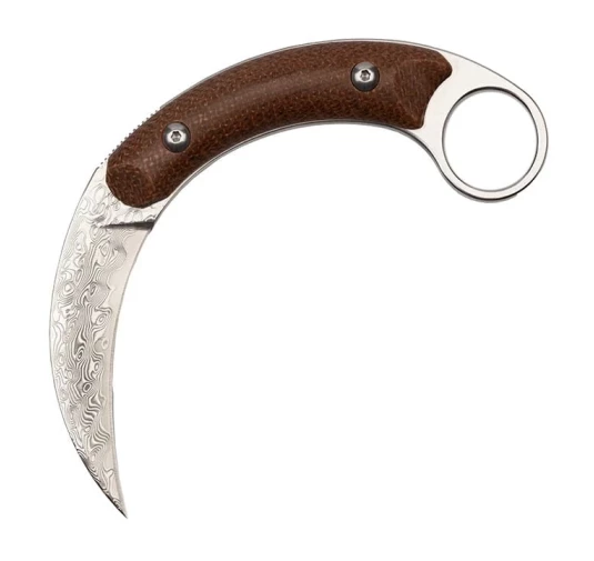 Nóż Karambit ze stali damasceńskiej TAKOMA N-955